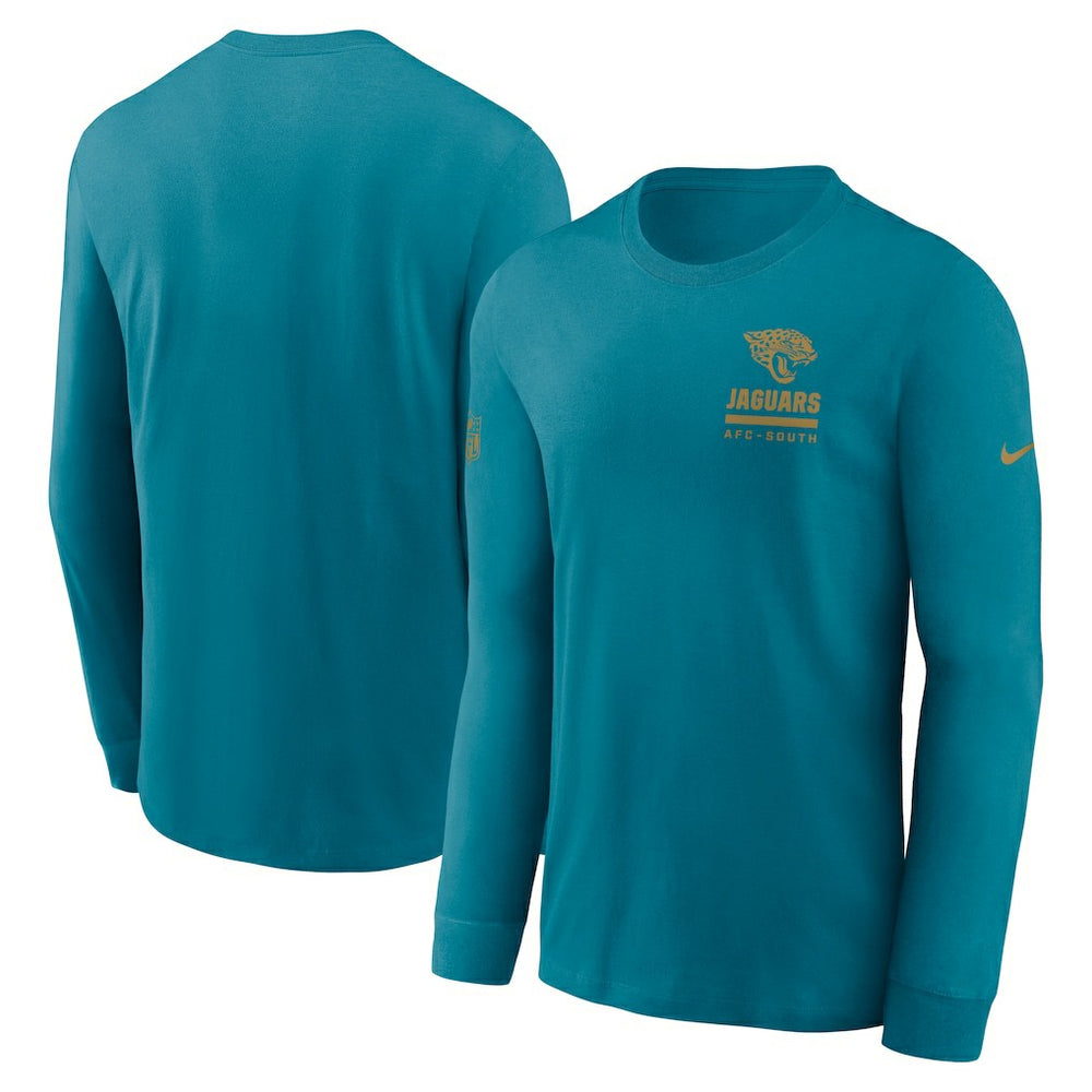 Jacksonville Jaguars Sideline Dri-FIT Long Sleeve T-Shirt - Teal online