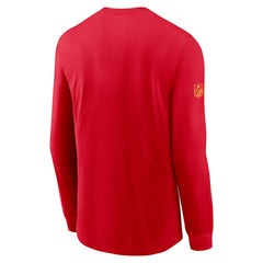 Kansas City Chiefs Sideline Dri-FIT Long Sleeve T-Shirt - Red sale