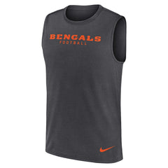 Cincinnati Bengals Primetime Legend Dri-FIT Muscle Tank Top - Charcoal sale