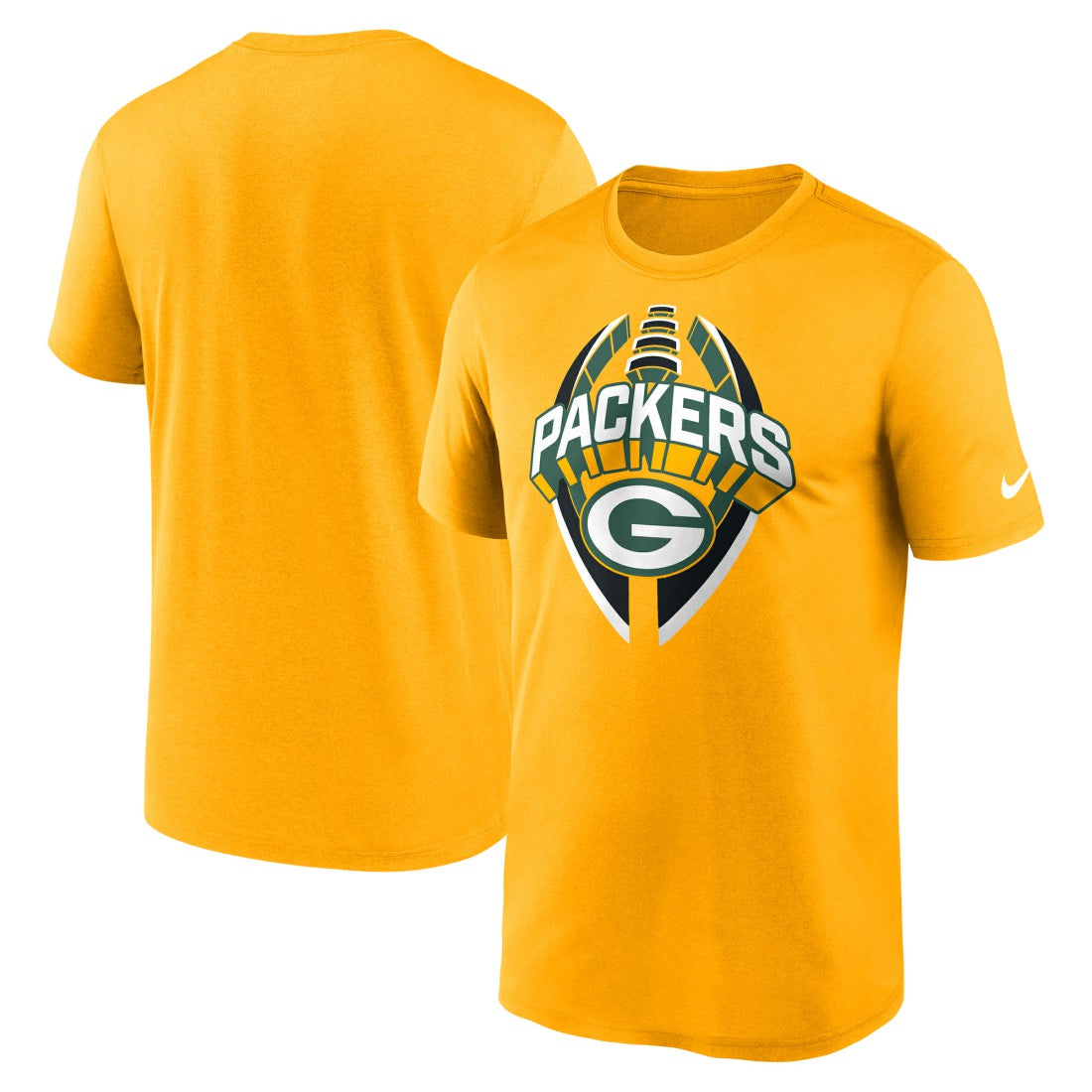Green Bay Packers Legend Icon Performance T-Shirt - Gold for sale