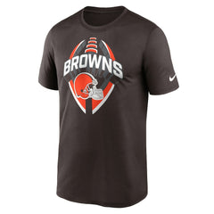 Cleveland Browns Legend Icon Performance T-Shirt - Brown on sale