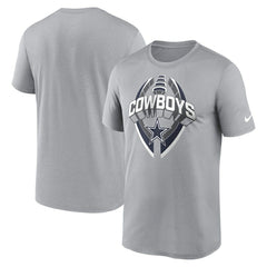 Dallas Cowboys Legend Icon Performance T-Shirt - Silver on sale