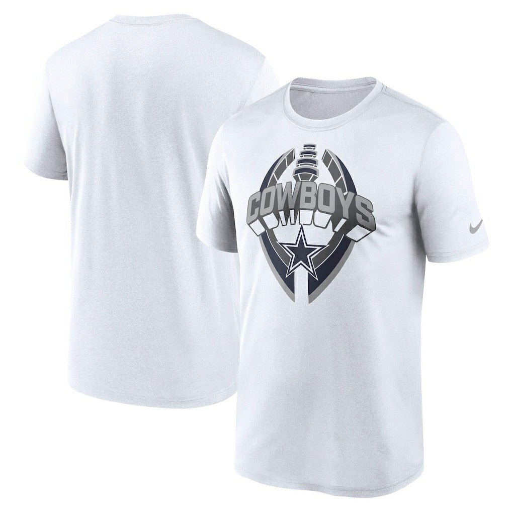 Dallas Cowboys Legend Icon Performance T-Shirt - White outlet