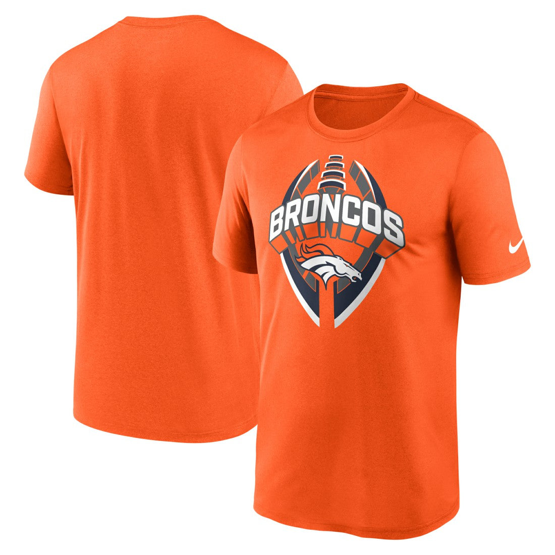 Denver Broncos Legend Icon Performance T-Shirt - Orange discount