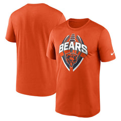 Chicago Bears Legend Icon Performance T-Shirt - Orange on sale