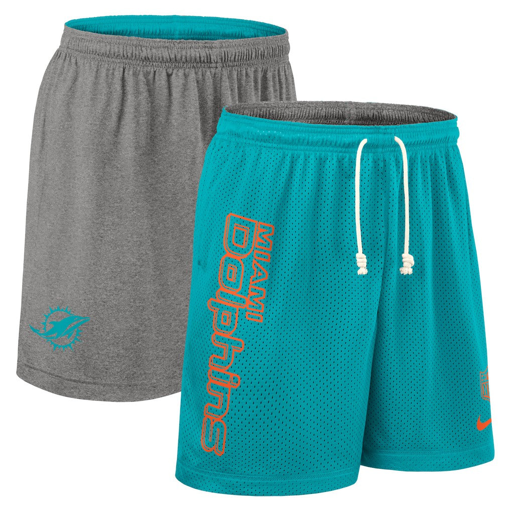 Miami Dolphins Sideline Reversible Dri-FIT Shorts - Aqua on sale