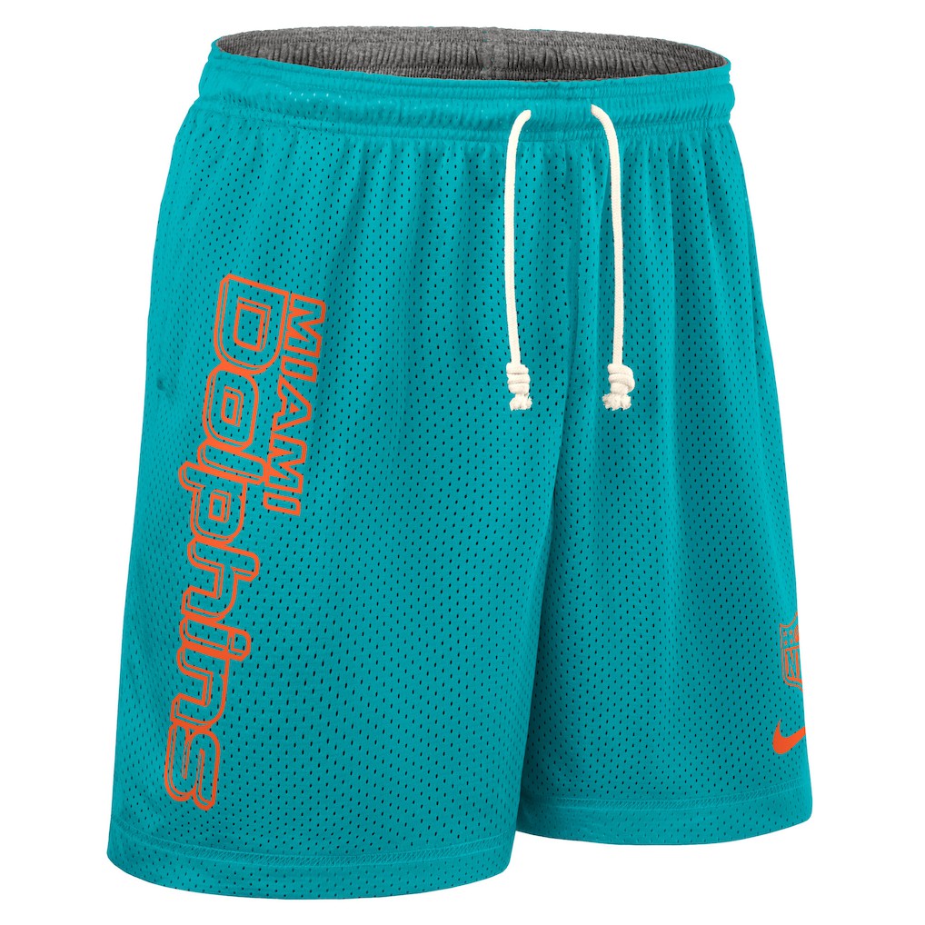 Miami Dolphins Sideline Reversible Dri-FIT Shorts - Aqua on sale