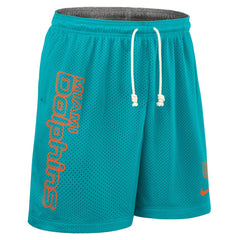 Miami Dolphins Sideline Reversible Dri-FIT Shorts - Aqua on sale