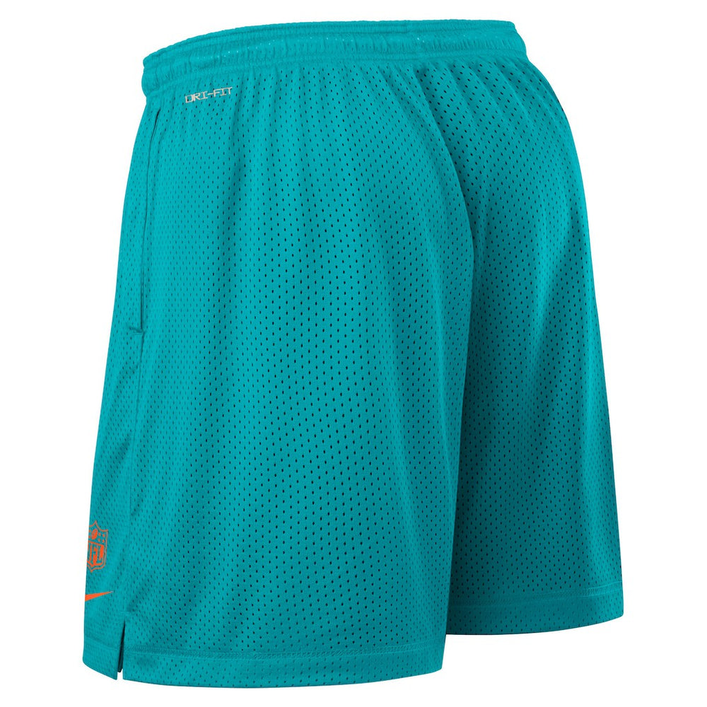 Miami Dolphins Sideline Reversible Dri-FIT Shorts - Aqua on sale