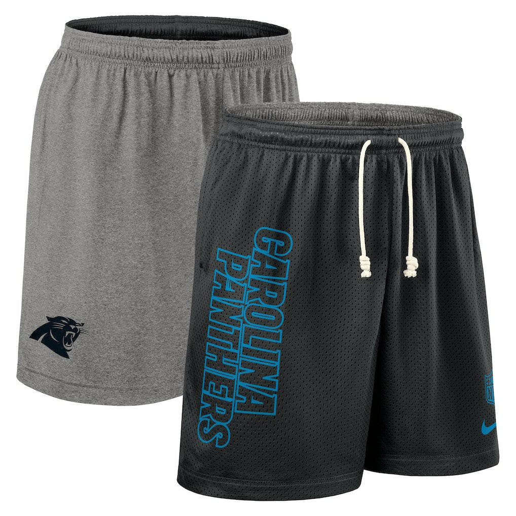 Carolina Panthers Sideline Reversible Dri-FIT Shorts - Black sale