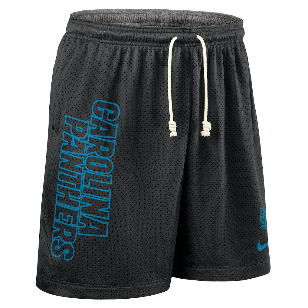Carolina Panthers Sideline Reversible Dri-FIT Shorts - Black sale