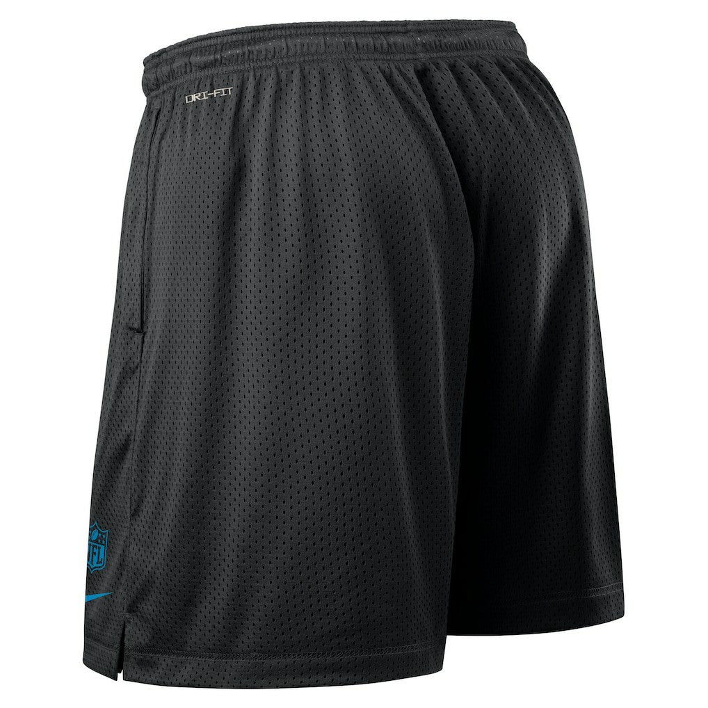 Carolina Panthers Sideline Reversible Dri-FIT Shorts - Black sale