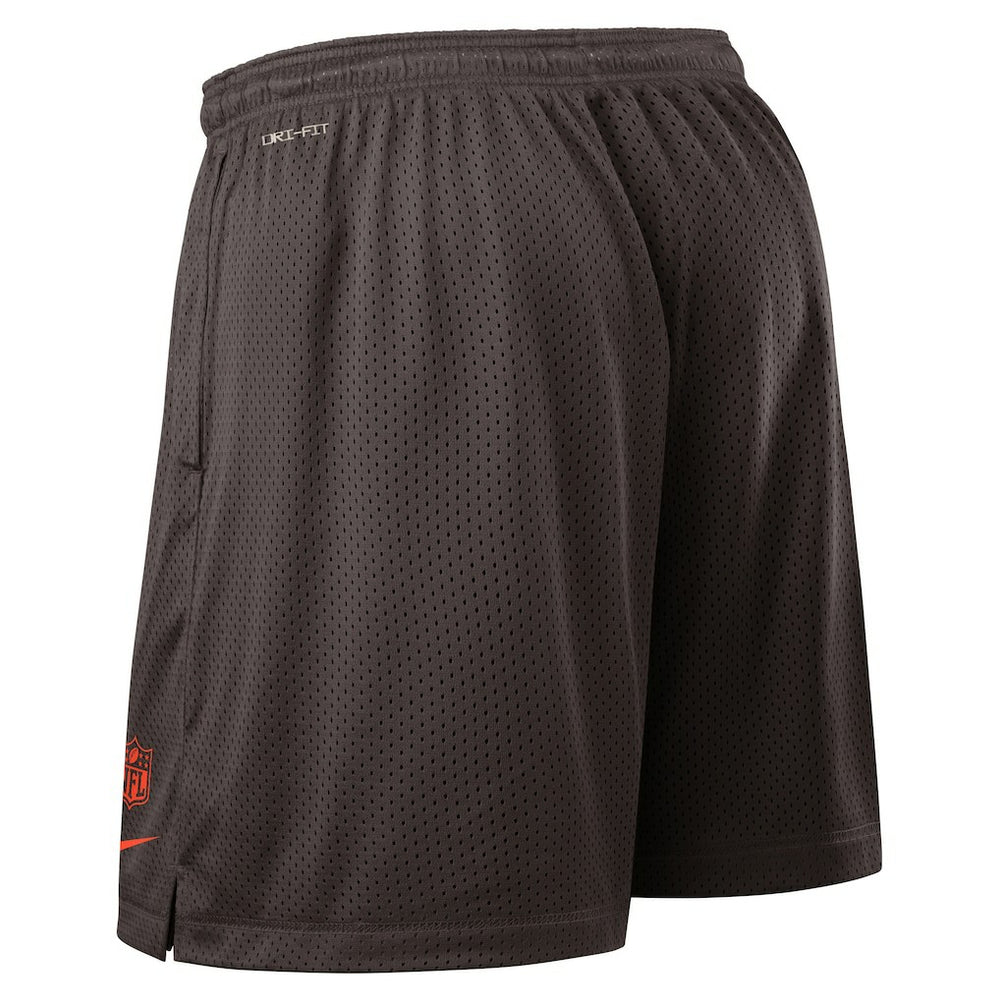 Cleveland Browns Sideline Reversible Dri-FIT Shorts - Brown sale