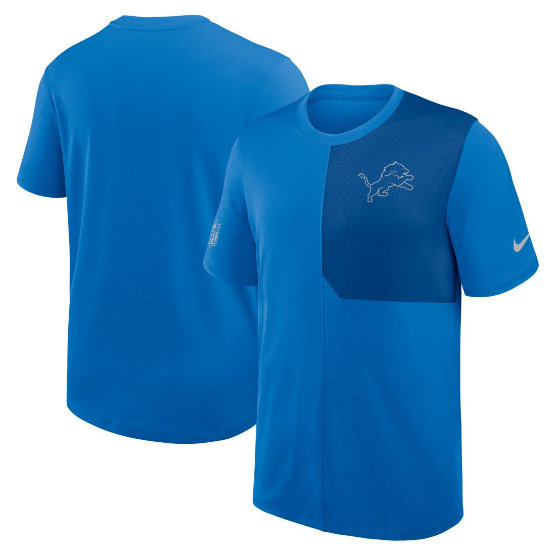 Detroit Lions Sideline UV Dri-Fit Coach Shirt - Blue for sale
