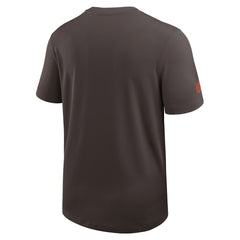 Cleveland Browns Sideline UV Dri-Fit Coach Shirt - Brown outlet