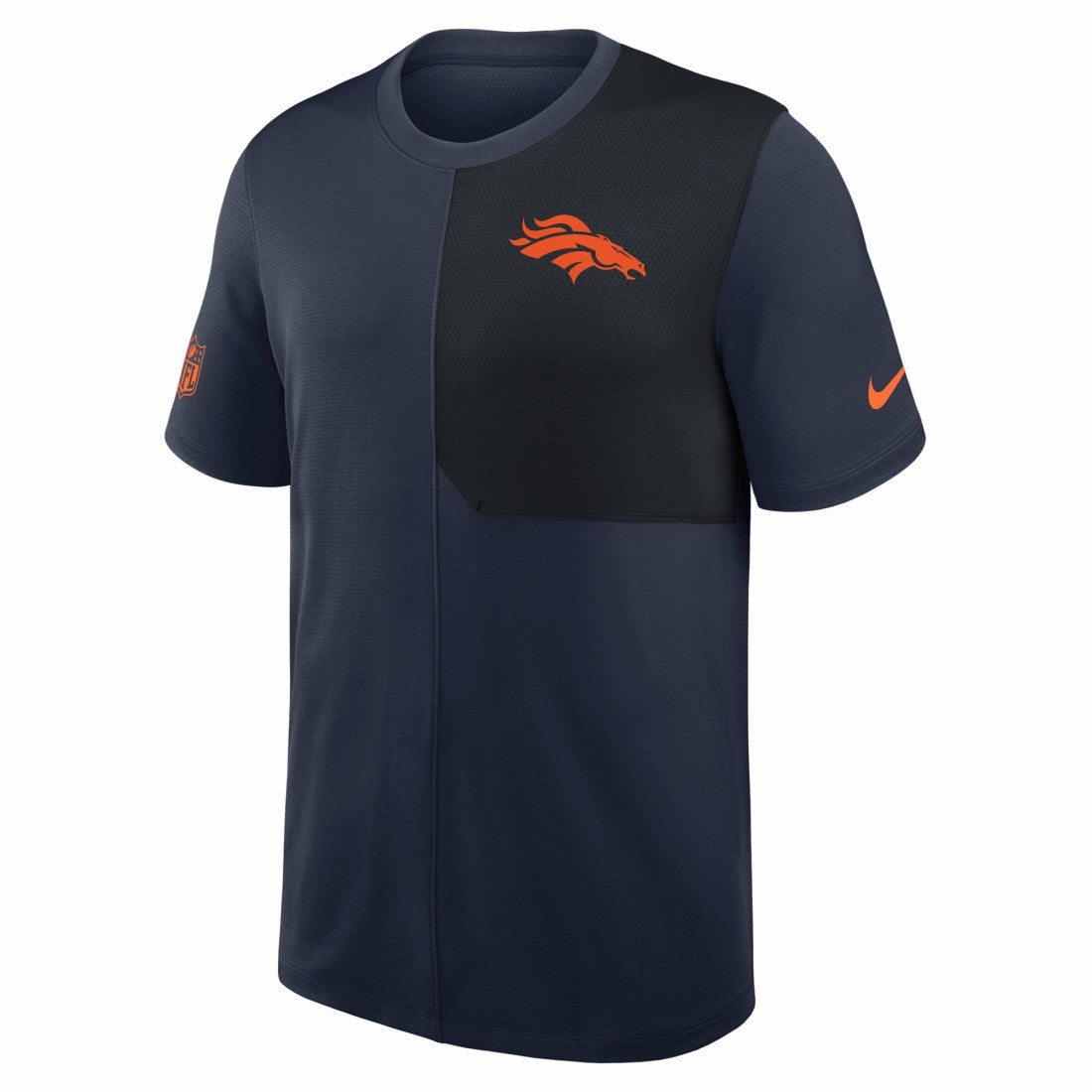 Denver Broncos Sideline UV Dri-Fit Coach Shirt - Navy cheap