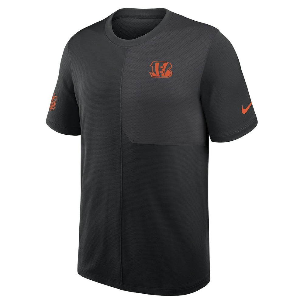 Cincinnati Bengals Sideline UV Dri-Fit Coach Shirt - Black sale