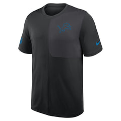 Detroit Lions Sideline UV Dri-Fit Coach Shirt - Black on sale