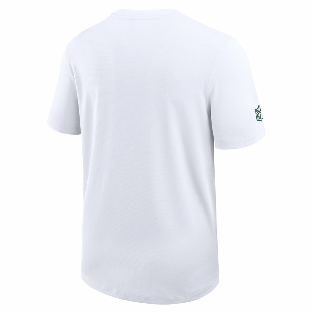 Green Bay Packers Sideline UV Dri-Fit Coach Shirt - White for sale