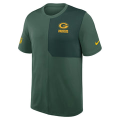 Green Bay Packers Sideline UV Dri-Fit Coach Shirt - Green discount