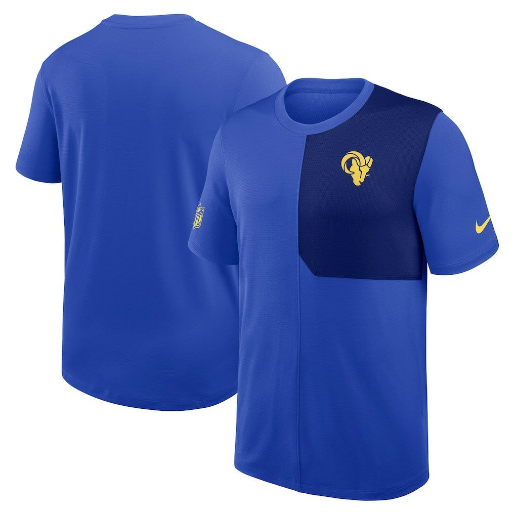 Los Angeles Rams Sideline UV Dri-Fit Coach Shirt - Royal cheap