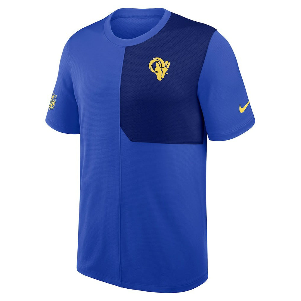 Los Angeles Rams Sideline UV Dri-Fit Coach Shirt - Royal cheap