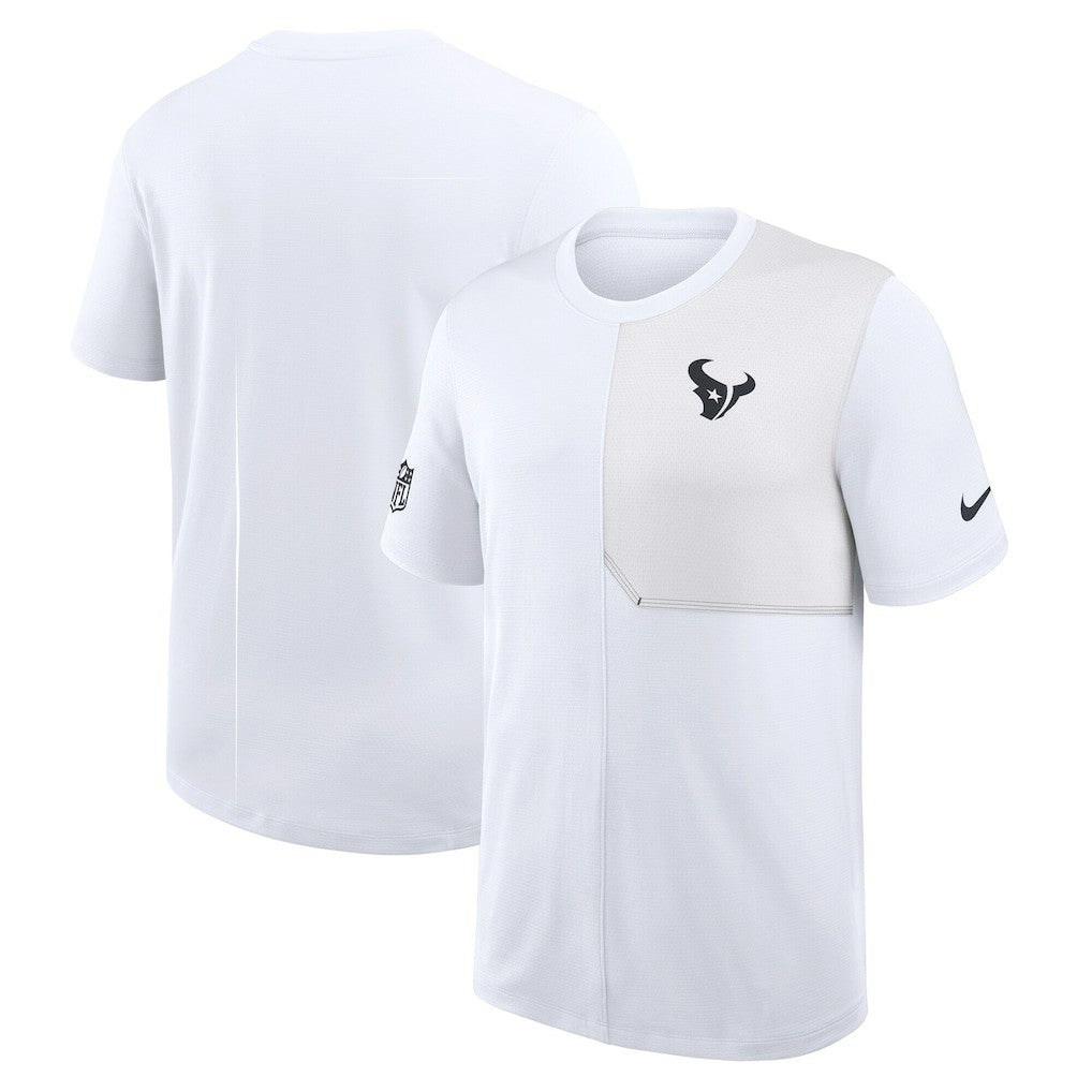 Houston Texans Sideline UV Dri-Fit Coach Shirt - White sale