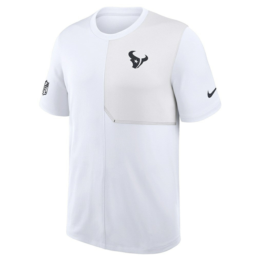Houston Texans Sideline UV Dri-Fit Coach Shirt - White sale