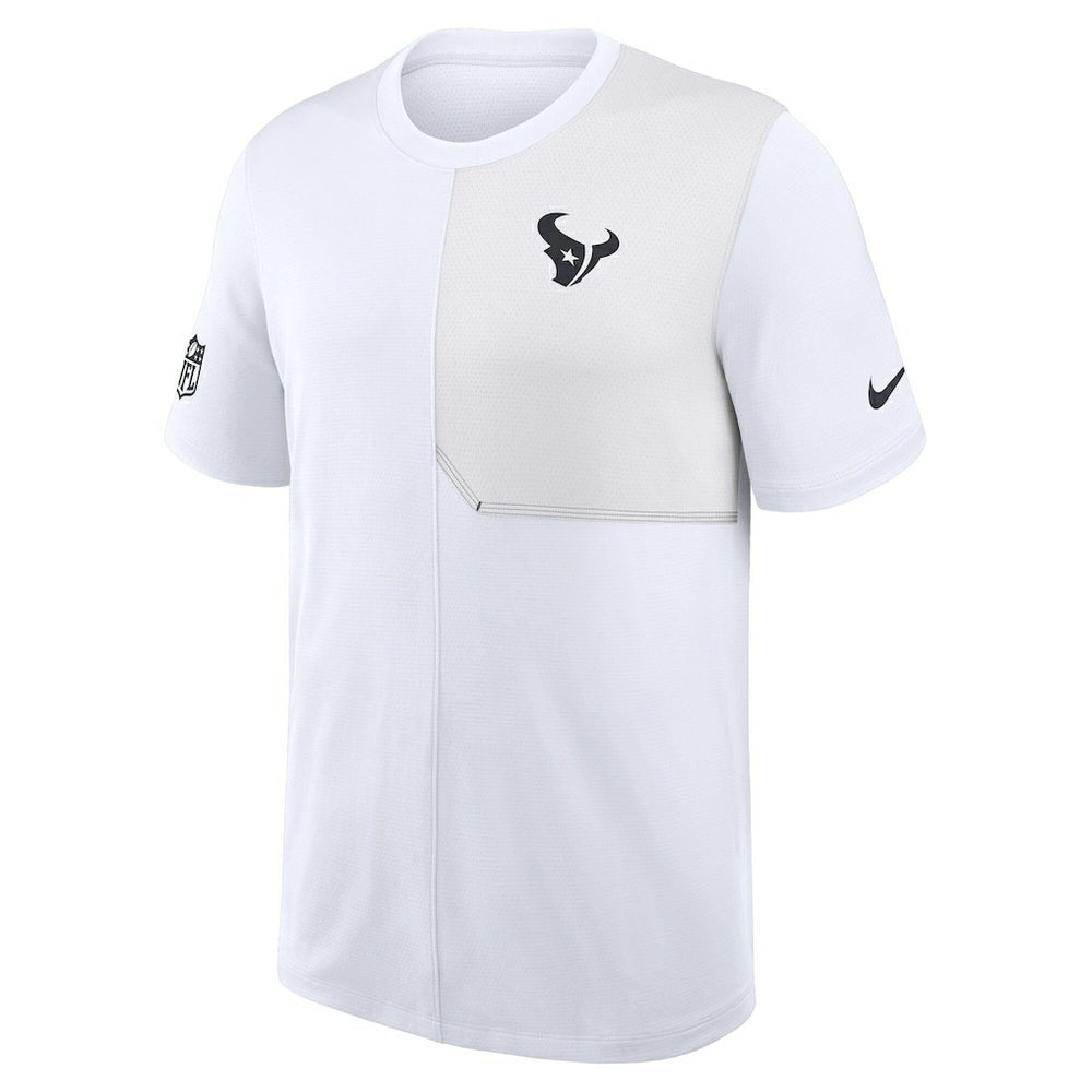 Houston Texans Sideline UV Dri-Fit Coach Shirt - White sale