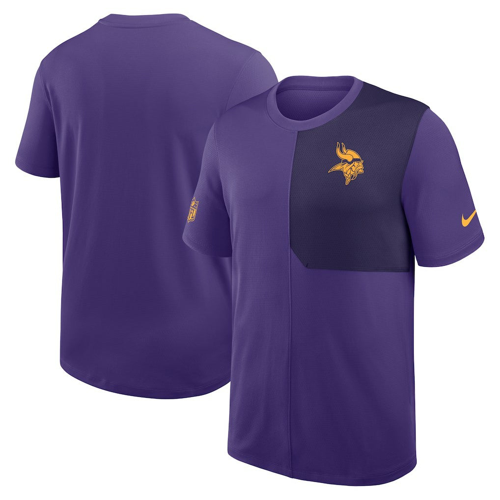 Minnesota Vikings Sideline UV Dri-Fit Coach Shirt - Purple sale