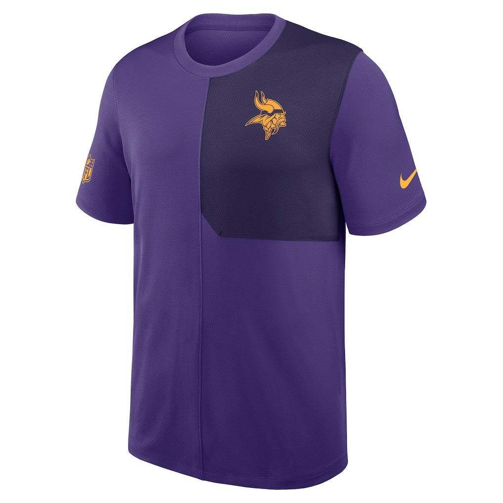 Minnesota Vikings Sideline UV Dri-Fit Coach Shirt - Purple sale