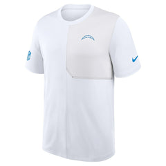 Los Angeles Chargers Sideline UV Dri-Fit Coach Shirt - White outlet