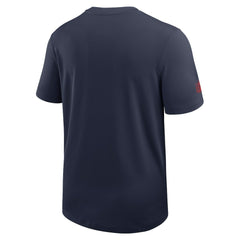 New England Patriots Sideline UV Dri-Fit Coach Shirt - Navy sale
