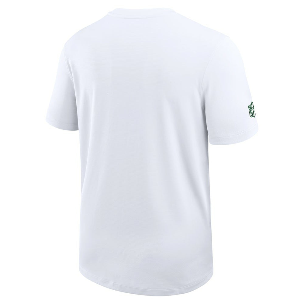 New York Jets Sideline UV Dri-Fit Coach Shirt - White sale