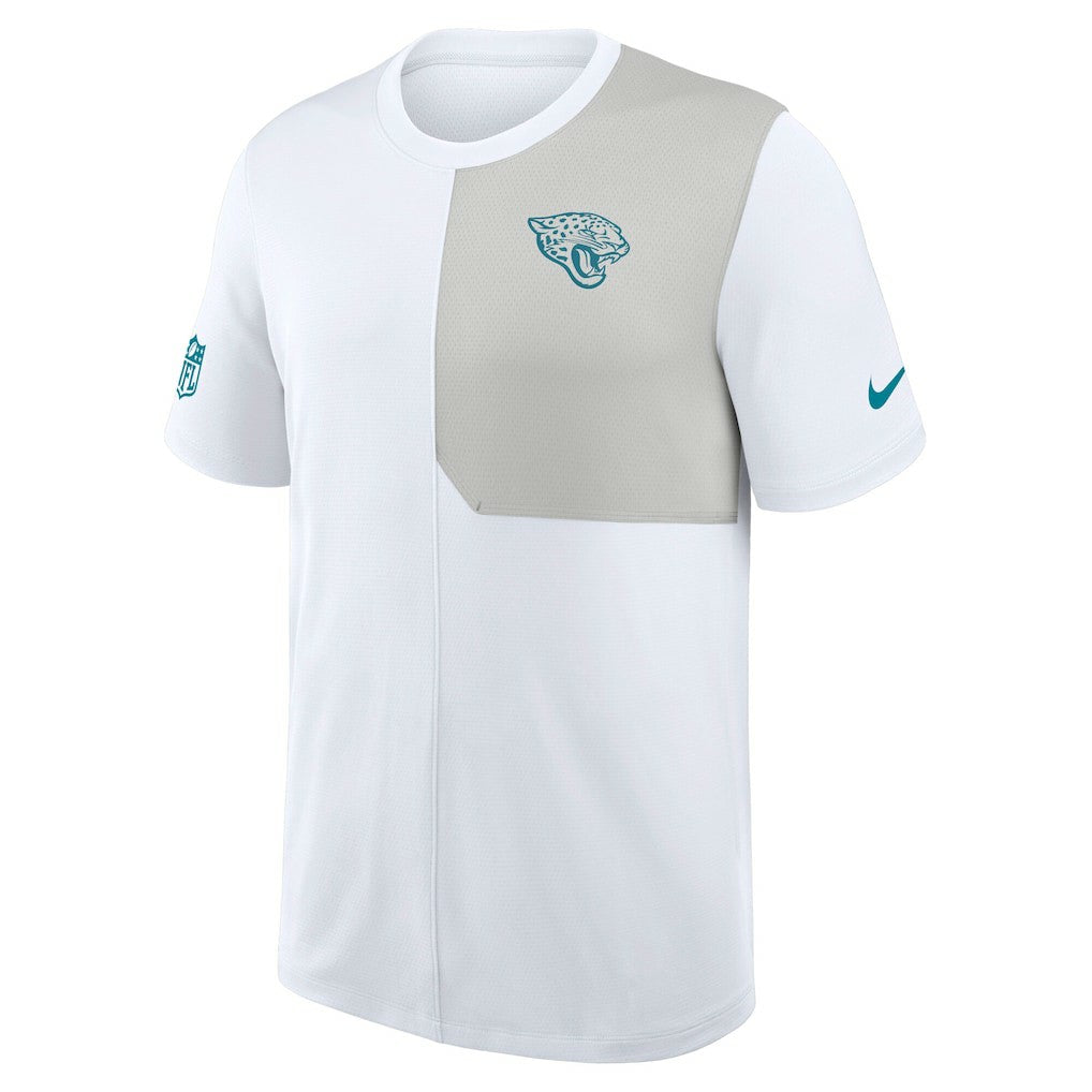 Jacksonville Jaguars Sideline UV Dri-Fit Coach Shirt - White on sale