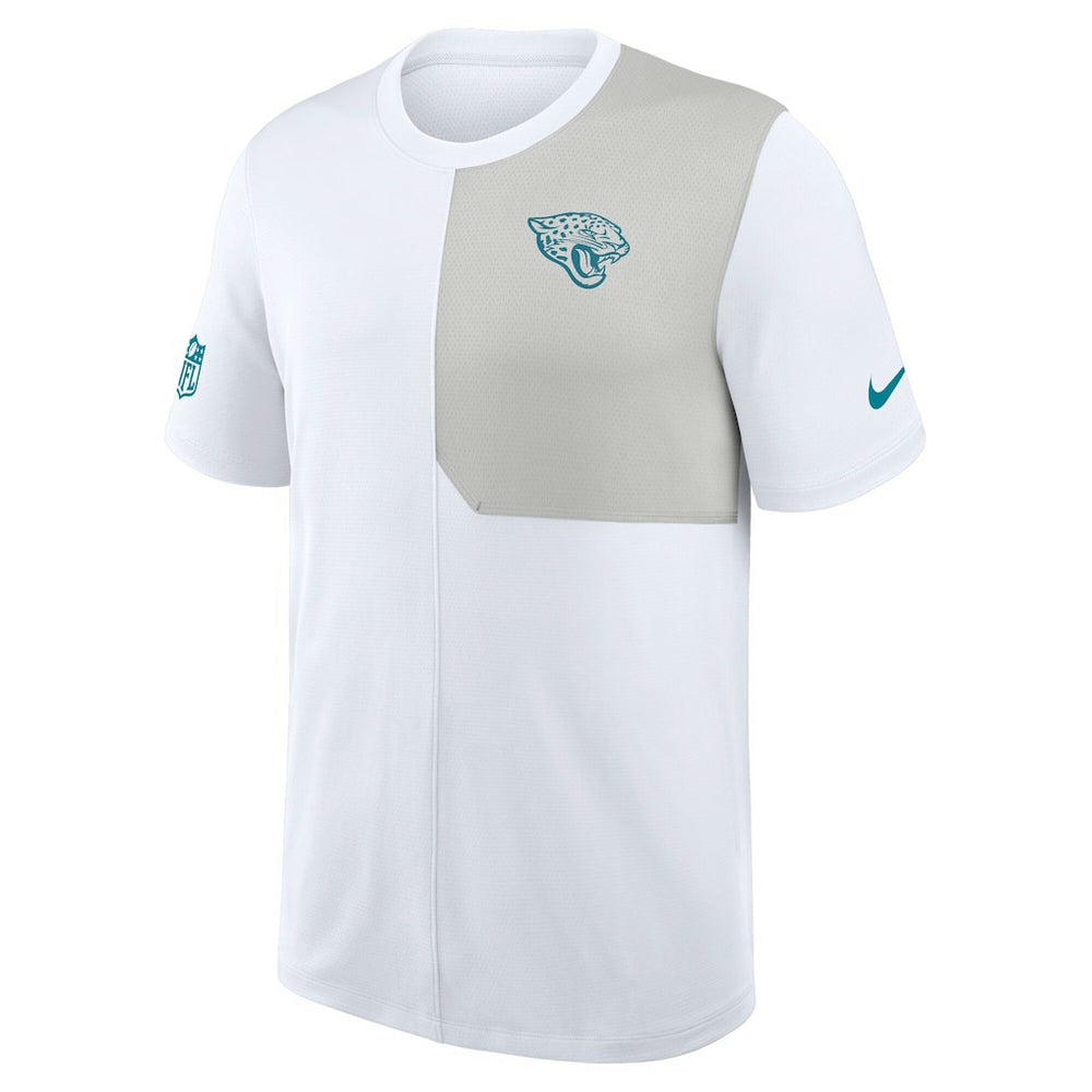 Jacksonville Jaguars Sideline UV Dri-Fit Coach Shirt - White on sale