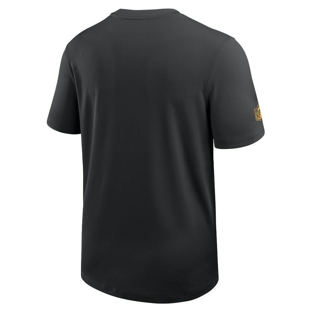 Pittsburgh Steelers Sideline UV Dri-Fit Coach Shirt - Black cheap