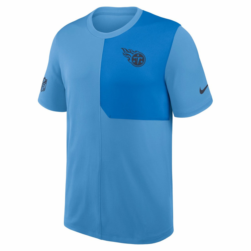Tennessee Titans Sideline UV Dri-Fit Coach Shirt - Light Blue sale