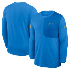Los Angeles Chargers Sideline Coach UV Dri-FIT Long Sleeve Shirt - Powder Blue discount
