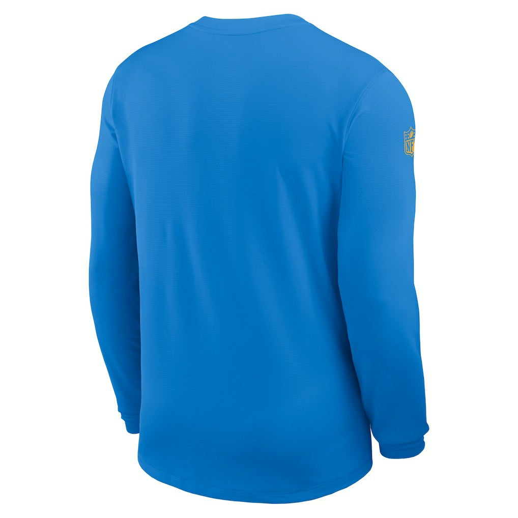 Los Angeles Chargers Sideline Coach UV Dri-FIT Long Sleeve Shirt - Powder Blue discount
