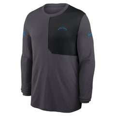 Los Angeles Chargers Sideline Coach UV Dri-FIT Long Sleeve Shirt - Gray sale