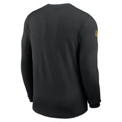 Minnesota Vikings Sideline Coach UV Dri-FIT Long Sleeve Shirt - Black sale