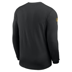 Pittsburgh Steelers Sideline Coach UV Dri-FIT Long Sleeve Shirt - Black for sale