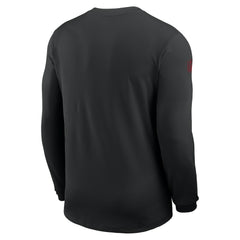 San Francisco 49ers Sideline Coach UV Dri-FIT Long Sleeve Shirt - Black discount