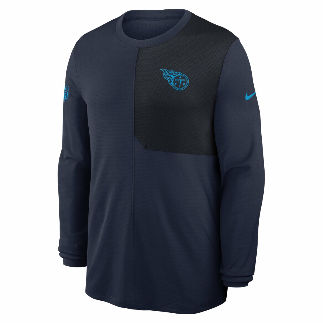 Tennessee Titans Sideline Coach UV Dri-FIT Long Sleeve Shirt - Navy cheap