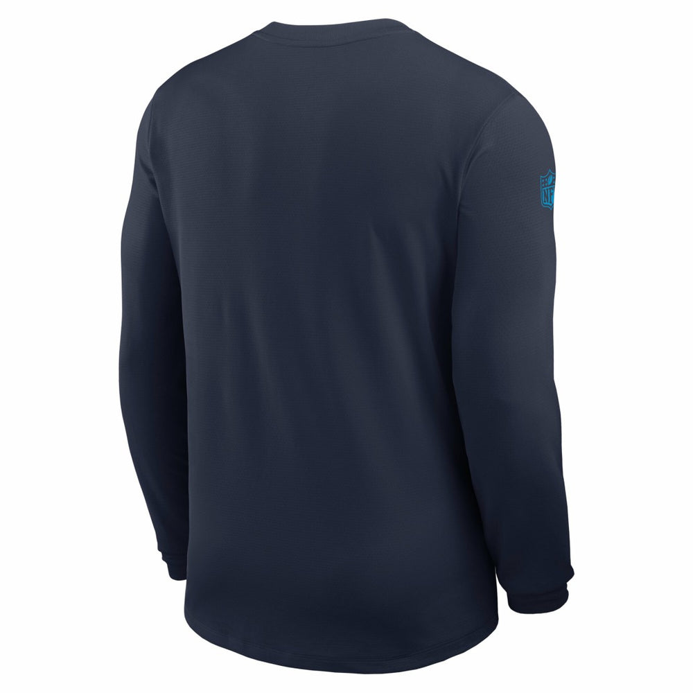 Tennessee Titans Sideline Coach UV Dri-FIT Long Sleeve Shirt - Navy cheap