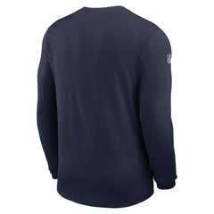Dallas Cowboys Sideline Coach UV Dri-FIT Long Sleeve Shirt - Navy sale