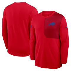 Buffalo Bills Sideline Coach UV Dri-FIT Long Sleeve Shirt - Red online