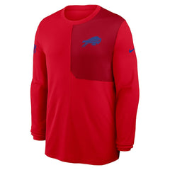 Buffalo Bills Sideline Coach UV Dri-FIT Long Sleeve Shirt - Red online