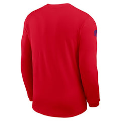 Buffalo Bills Sideline Coach UV Dri-FIT Long Sleeve Shirt - Red online